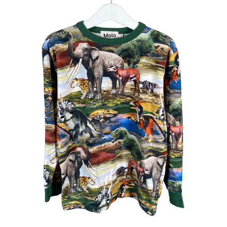 Unisex Molo Kids - Trikotaažist pluus, suurus 122 - 128 - Roheline ()