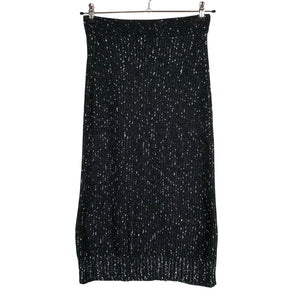Unisex Massimo Dutti - Kootud seelik, suurus 36 - Must (1)