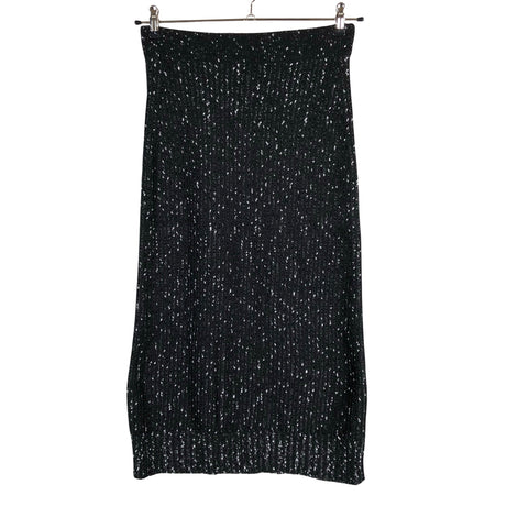 Unisex Massimo Dutti - Kootud seelik, suurus 36 - Must ()