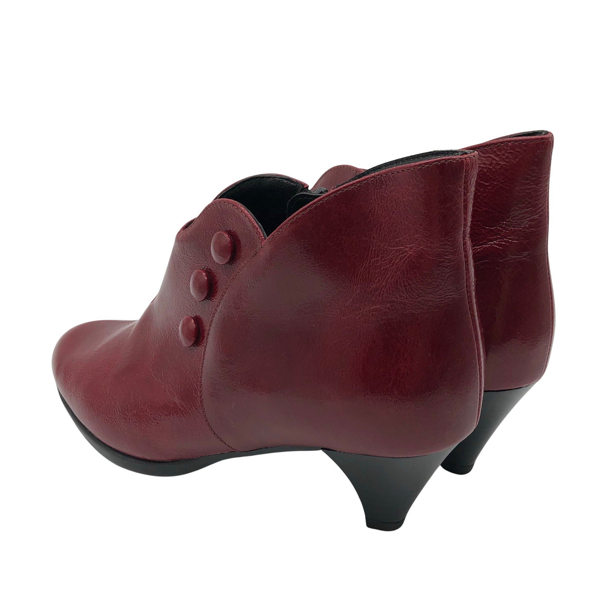 Unisex Mantere - Poolsaapad, suurus 40 - Veinipunane (2)