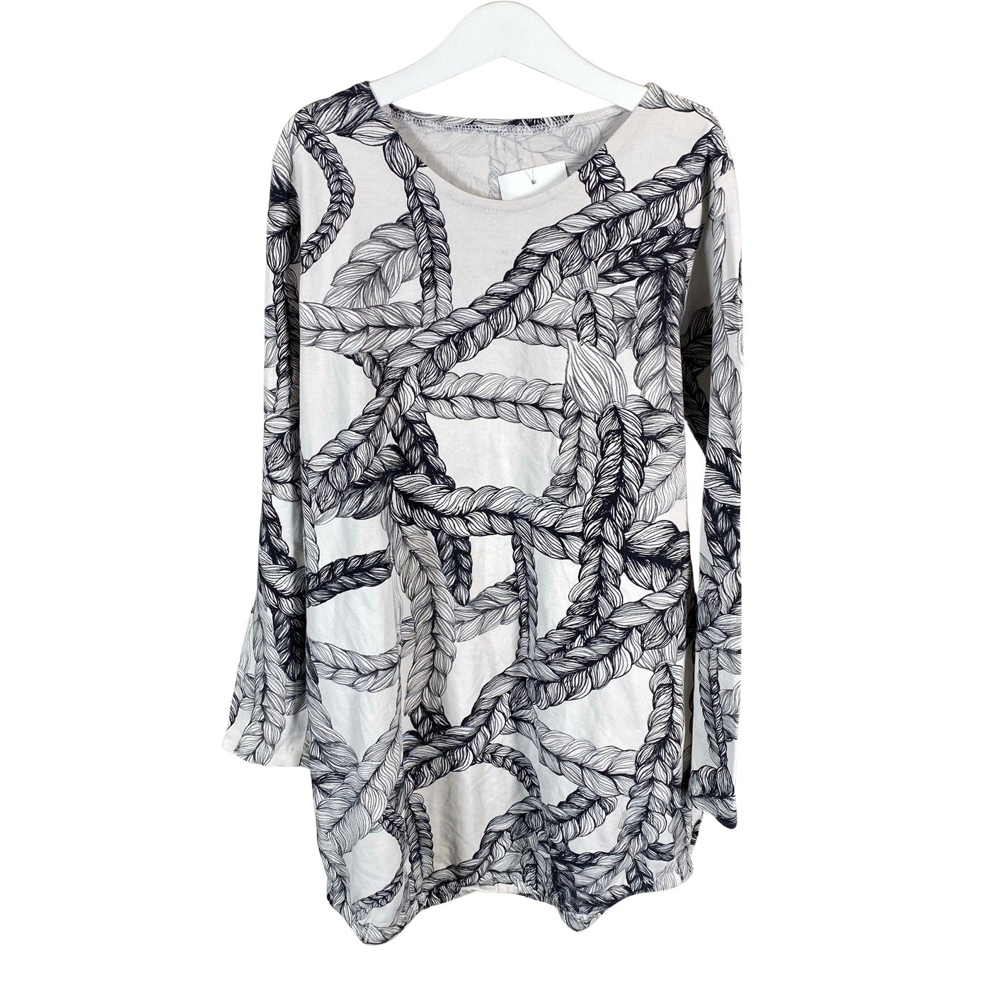 Unisex Handmade - Trikotaažist kleit, suurus 146 - 152 - Valge (1)