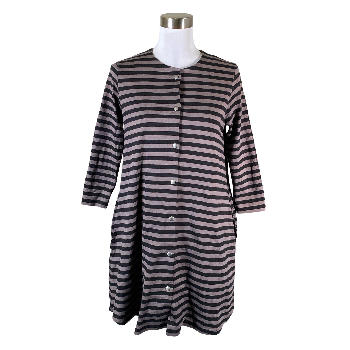 Unisex Marimekko - Trikotaažist kleit, suurus 36 - Pruun (1)