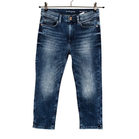 Unisex Tom Tailor - Teksast poolpikad püksid, suurus W27 - Sinine ()