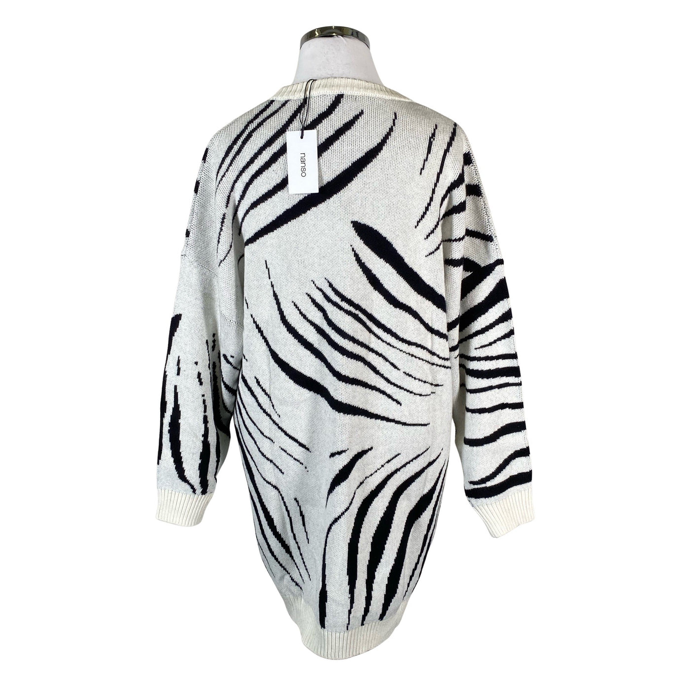 Unisex Nanso - Kootud kleit, suurus 48 - Valge (2)
