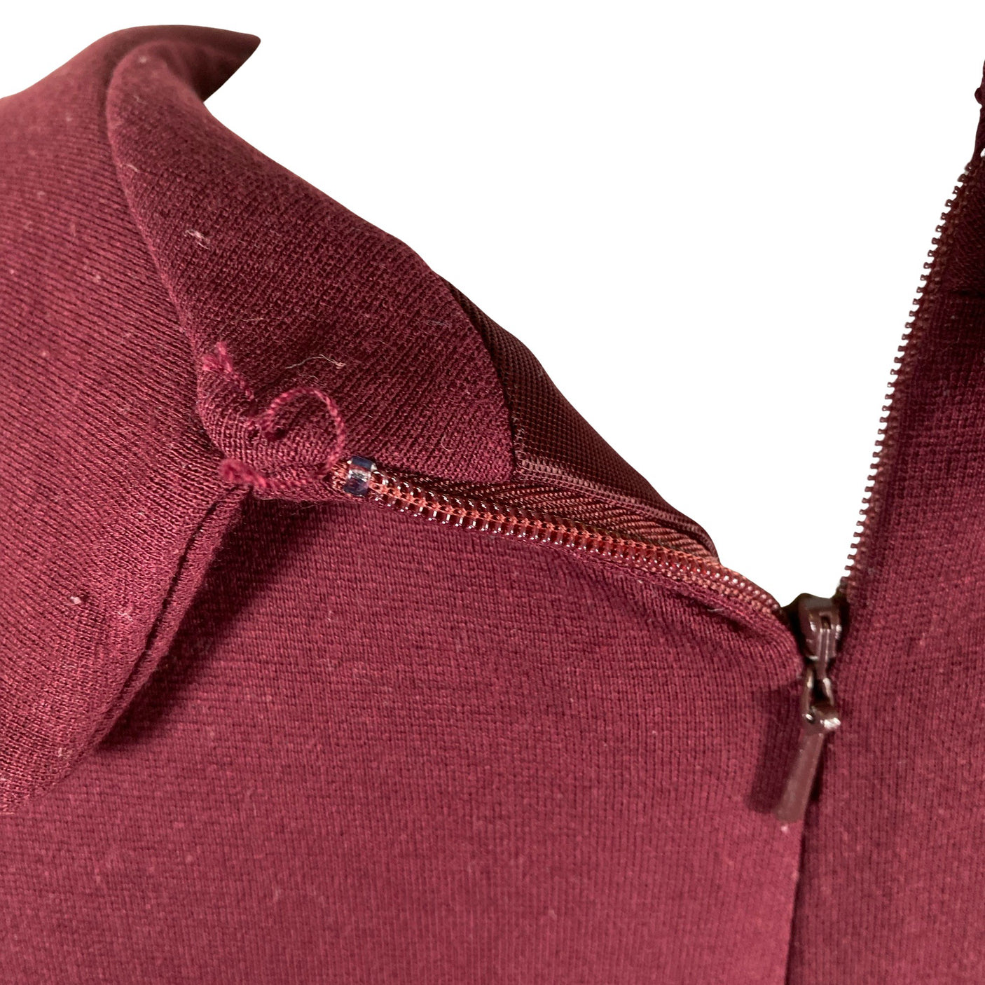 Unisex Laura Ashley - Trikotaažist kleit, suurus 34 - Veinipunane (2)