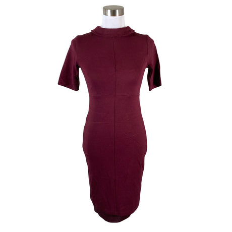 Unisex Laura Ashley - Trikotaažist kleit, suurus 34 - Veinipunane ()