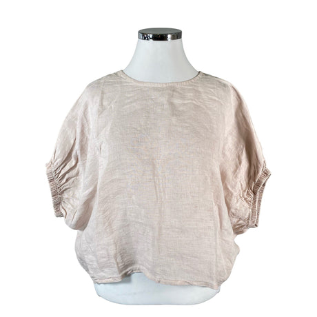 Unisex Bohemiana - Lühikeste käistega pluus, suurus 42 - Heleroosa ()