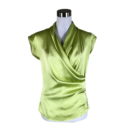 Unisex Sand - Lühikeste käistega pluus, suurus 38 - Roheline ()