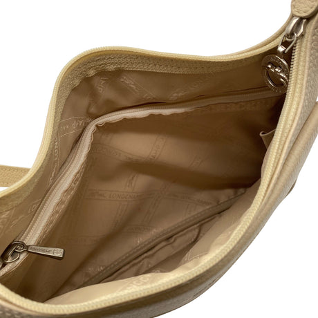 Unisex Longchamp - Õlakott, suurus Midi - Looduslik valge (2)