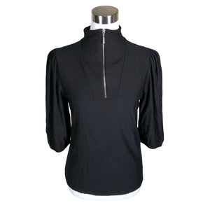 Unisex Gestuz - Trikotaažist pluus, suurus 38 - Must (1)