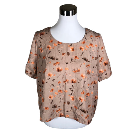 Unisex Kaiko - Lühikeste käistega pluus, suurus 38 - Beige ()