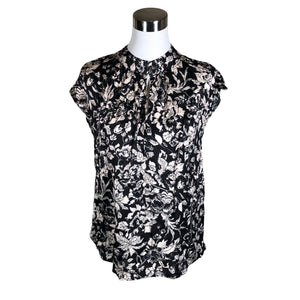 Unisex Sand - Lühikeste käistega pluus, suurus 38 - Must (1)