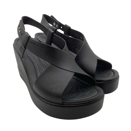 Unisex Crocs - Kiilkontsaga rihmikud, suurus 39 - Must (2)