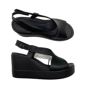 Unisex Crocs - Kiilkontsaga rihmikud, suurus 39 - Must (1)