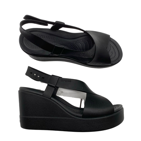 Unisex Crocs - Kiilkontsaga rihmikud, suurus 39 - Must ()