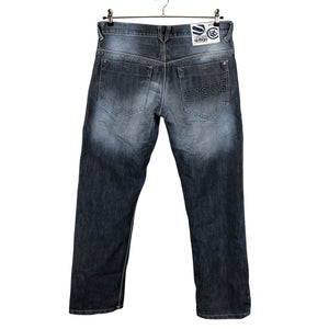 Unisex Cross Hatch - Teksad, suurus W36 - Sinine (2)
