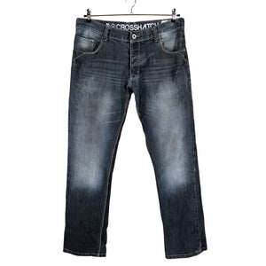 Unisex Cross Hatch - Teksad, suurus W36 - Sinine (1)