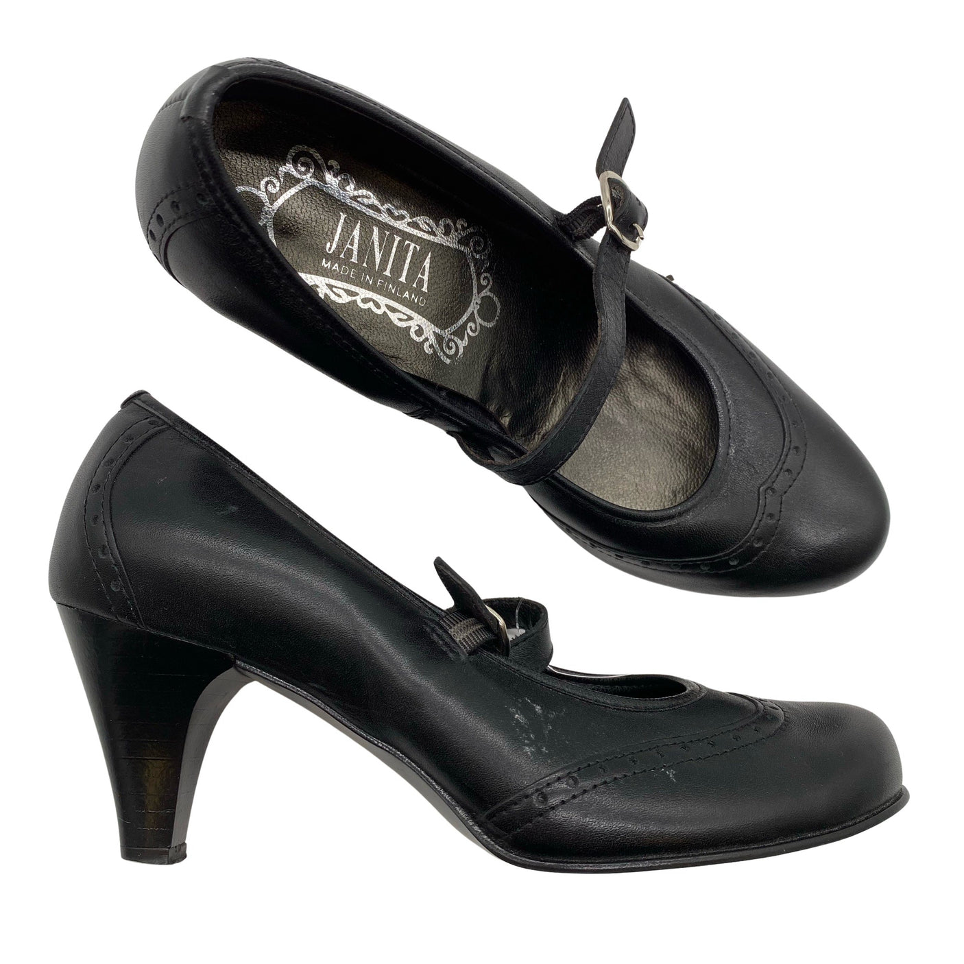 Unisex Janita - Kontsakingad, suurus 36 - Must (1)