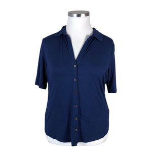 Unisex Marc O'Polo - Trikotaažist pluus, suurus 42 - Sinine (1)