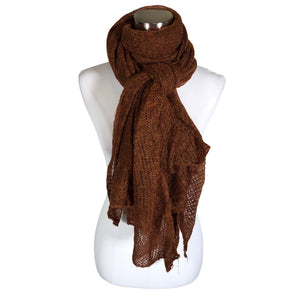 Unisex Esprit - Õhuke sall, suurus Maxi - Pruun (1)