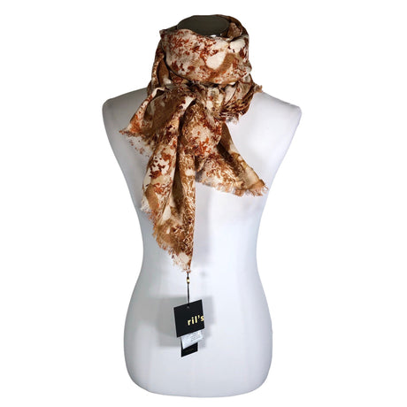 Unisex Ril's - Õhuke sall, suurus Maxi - Pruun ()
