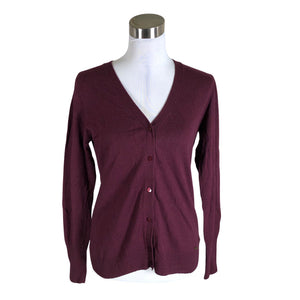 Unisex Noom - Kardigan, suurus 40 - Veinipunane (1)