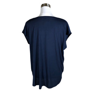 Unisex Holly & Whyte by Lindex - Lühikeste käistega pluus, suurus 40 - Sinine (2)