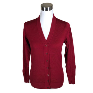 Unisex Straven - Kardigan, suurus 40 - Veinipunane (1)