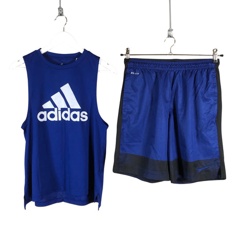 Unisex Nike - Lühikesed spordipüksid, suurus M - Sinine ()