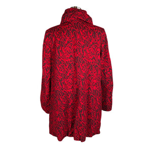Unisex Cliff - Villane mantel, suurus 38 - Punane (2)