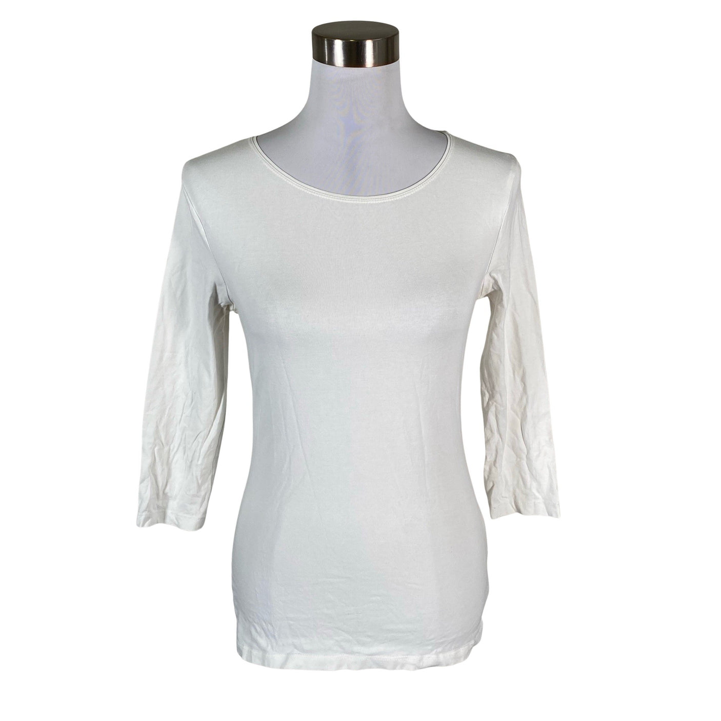 Unisex Your Face - Trikotaažist pluus, suurus 36 - Valge (1)