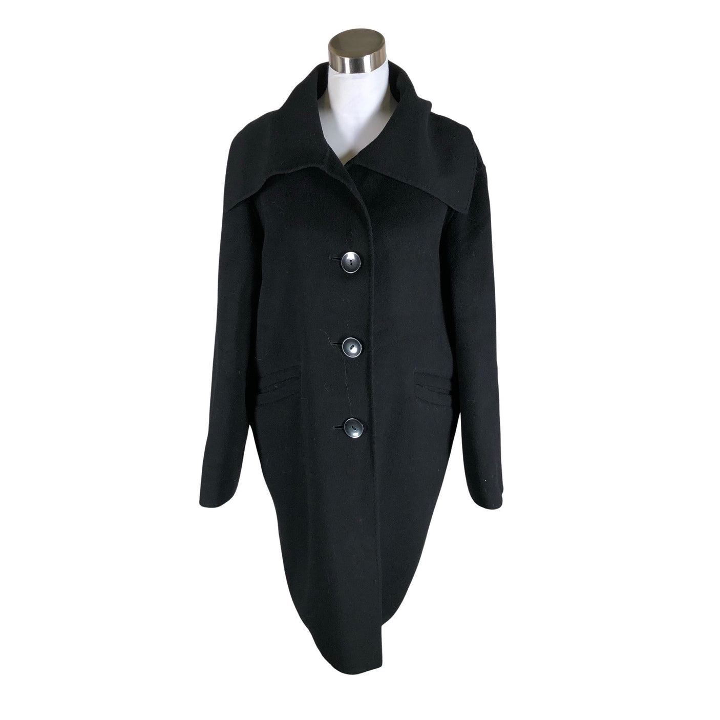Unisex Marimekko - Villane mantel, suurus 38 - Must (1)