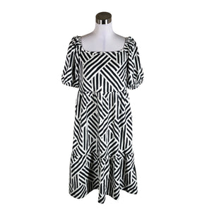 Unisex Versonpuoti - Trikotaažist kleit, suurus 38 - Must (1)