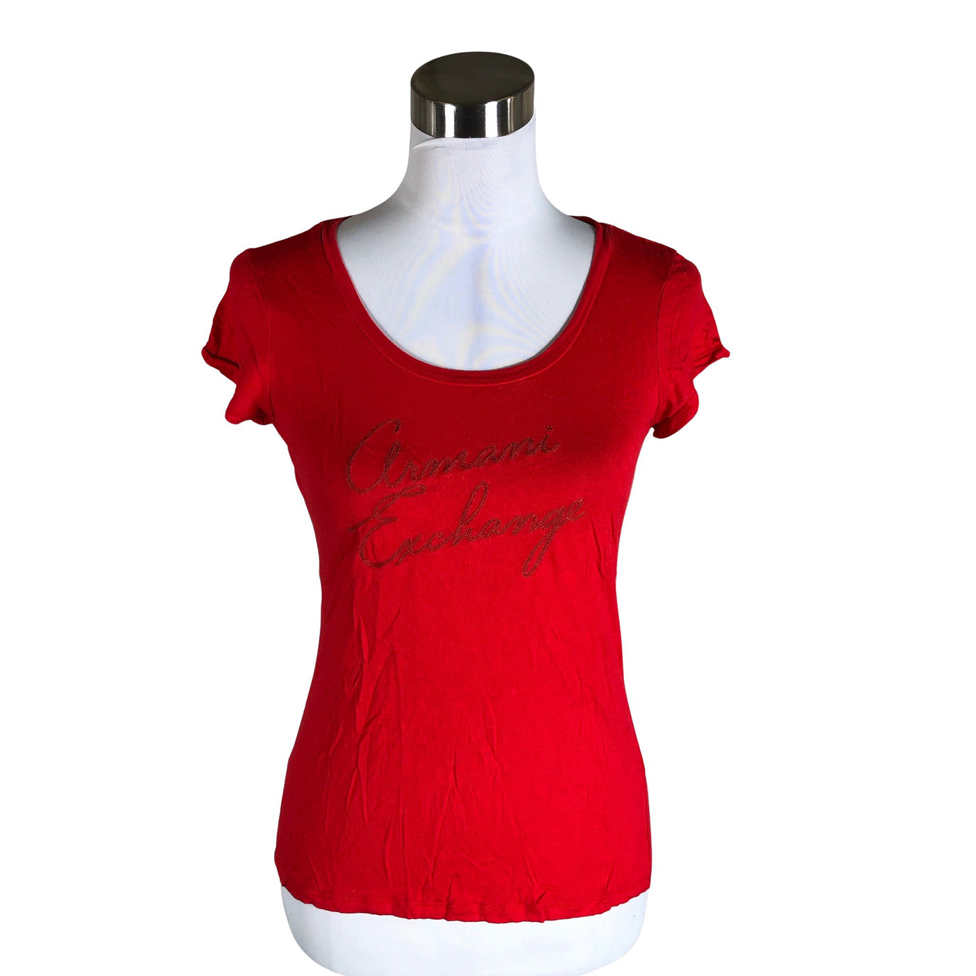 Unisex Armani Exchange - T-särk, suurus 36 - Punane (1)