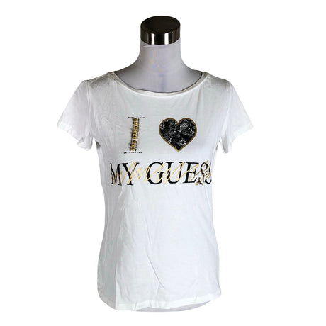 Unisex Guess - T-särk, suurus 40 - Looduslik valge ()