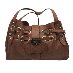 Unisex Jimmy Choo - Käekott, suurus Maxi - Pruun (1)