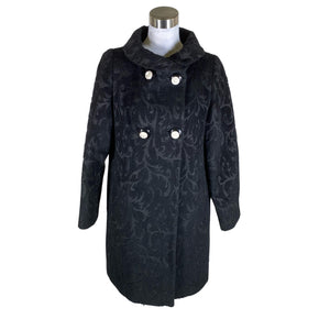 Unisex Manuela Conti - Villane mantel, suurus 38 - Must (1)
