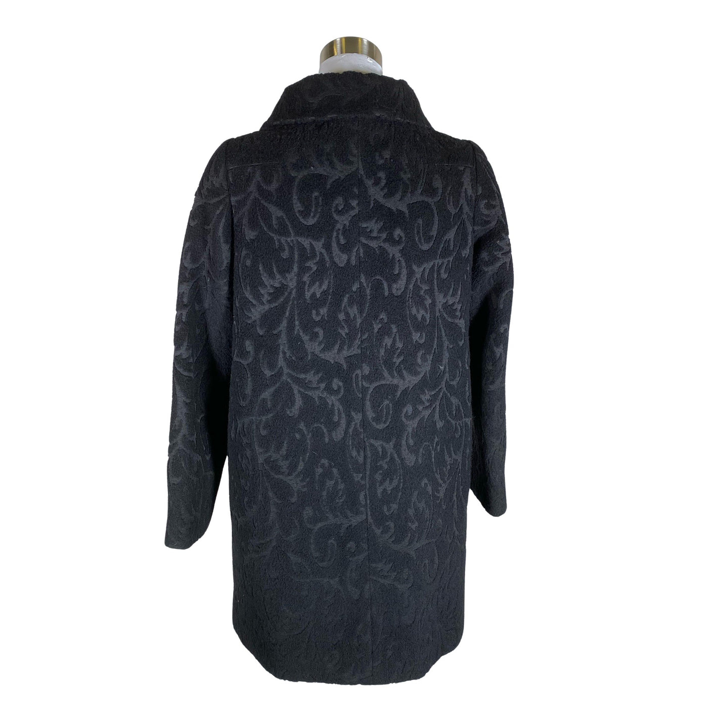 Unisex Manuela Conti - Villane mantel, suurus 38 - Must (2)