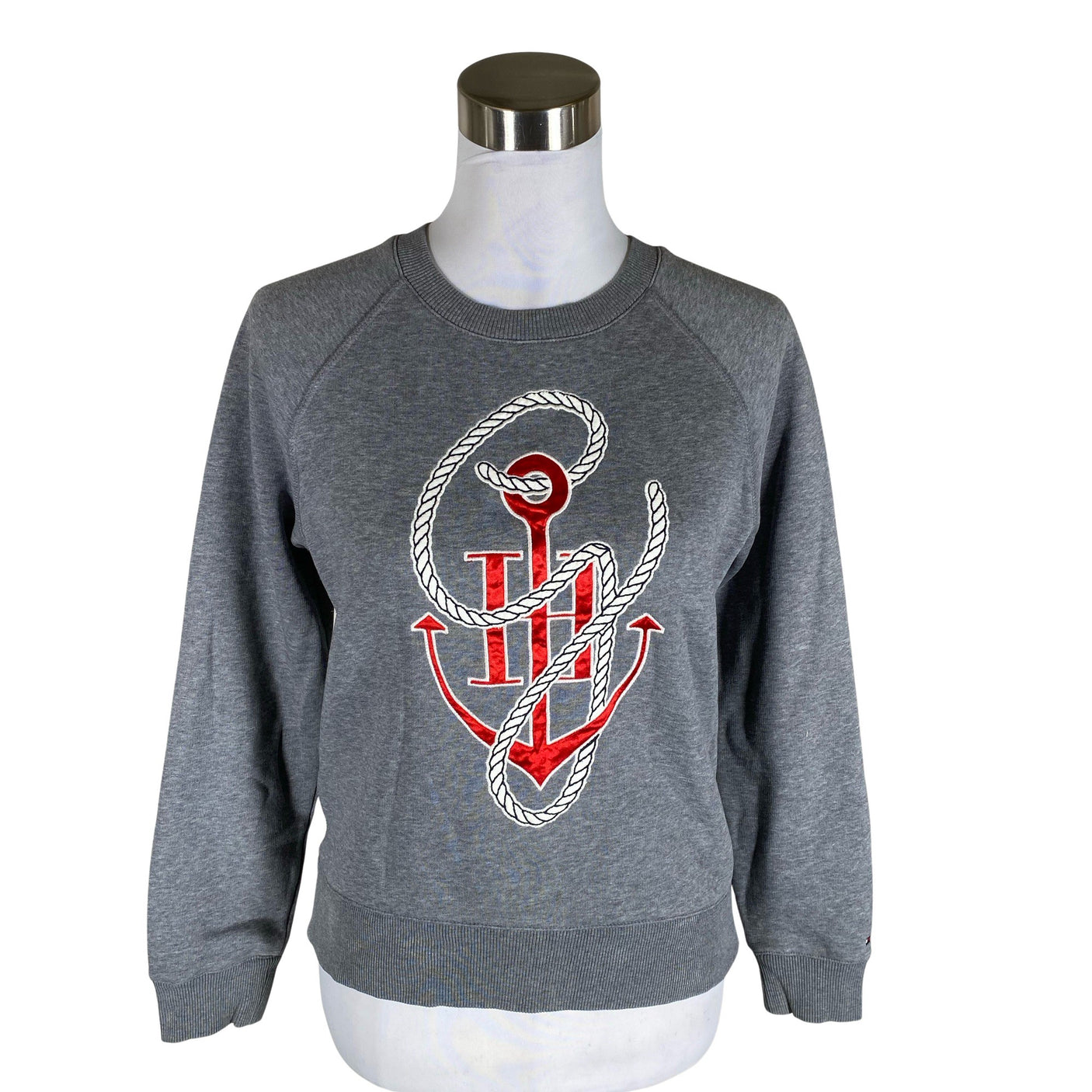 Unisex Tommy Hilfiger - Dressikangast pluus, suurus 34 - Hall (1)