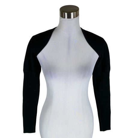 Unisex Ruskovilla - Kootud boolero, suurus 34 - Must ()