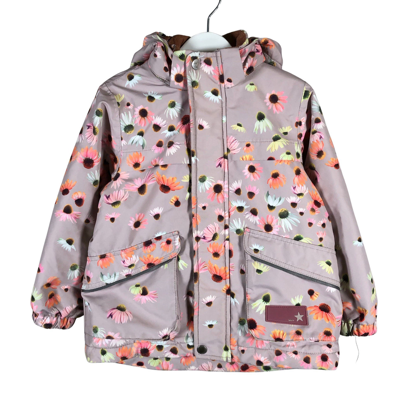 Unisex Molo Kids - Õhem talvejope, suurus 98 - 104 - Heleroosa (1)
