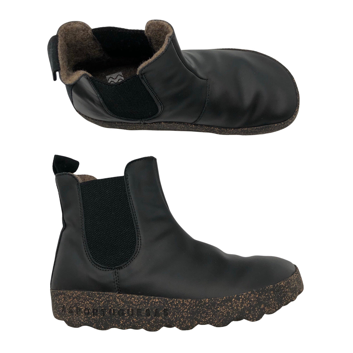 Unisex Asportuguesas - Poolsaapad, suurus 38 - Must (1)