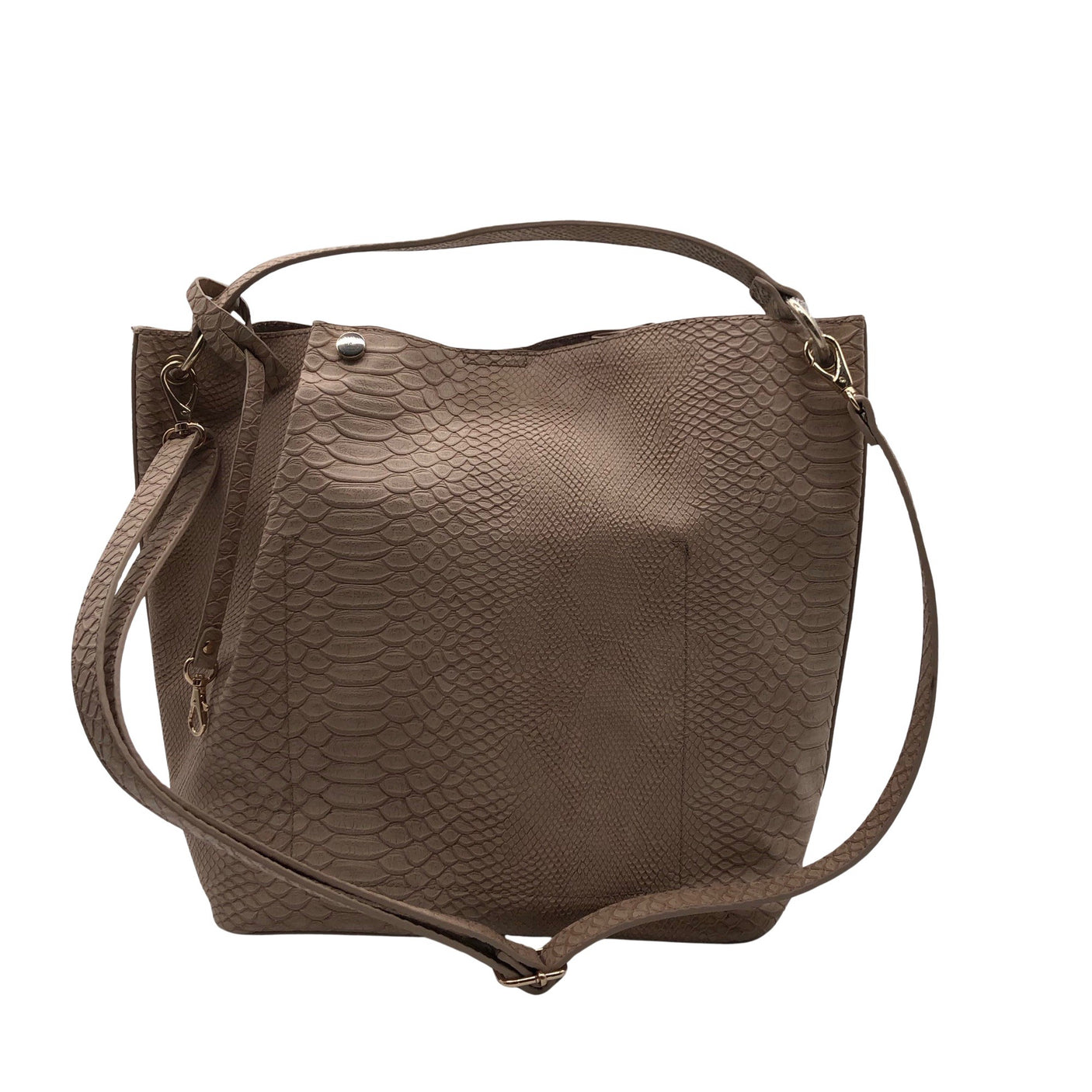 Unisex Mudo Accessoires - Käekott, suurus Maxi - Beige (1)