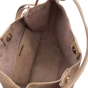 Unisex Mudo Accessoires - Käekott, suurus Maxi - Beige (3)