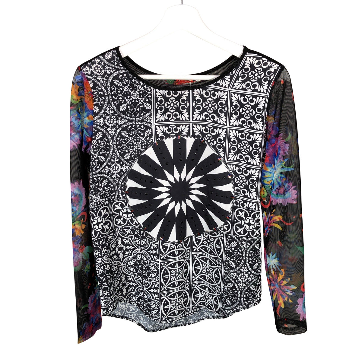 Unisex Desigual - Pluus, suurus 34 - Must (1)