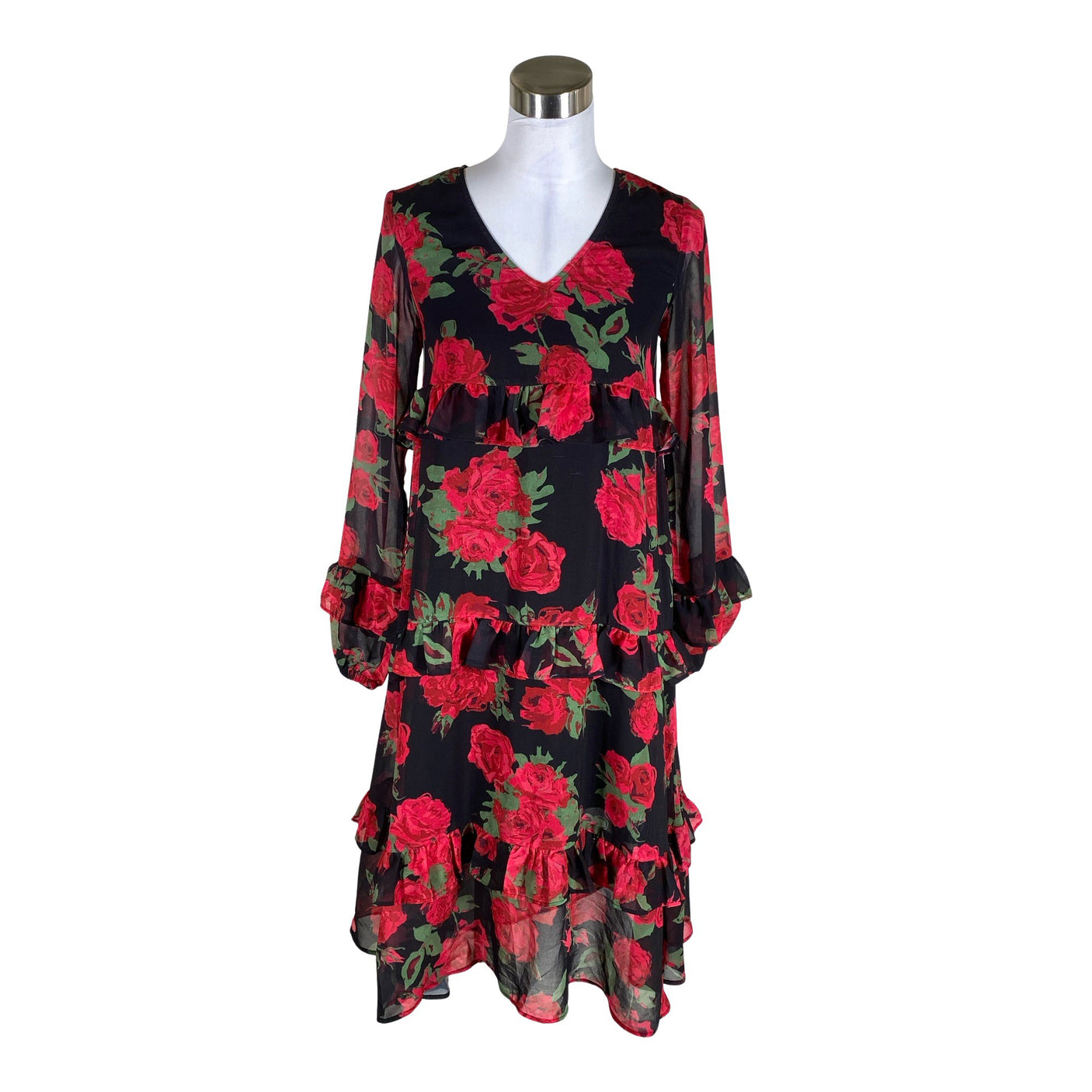 Unisex Na-KD - Pidulik kleit, suurus 34 - Must (1)