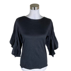 Unisex Amanda - Trikotaažist pluus, suurus 32 - Must (1)