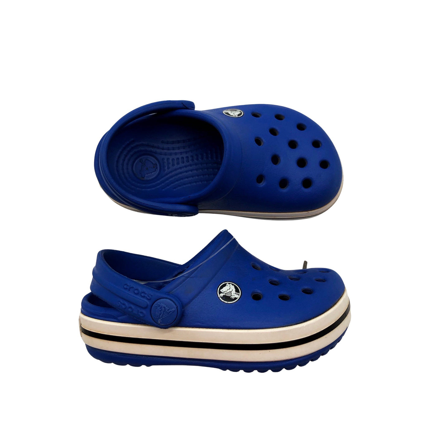 Unisex Crocs - Lahtise kannaga jalanõud, suurus 19 - Sinine (1)