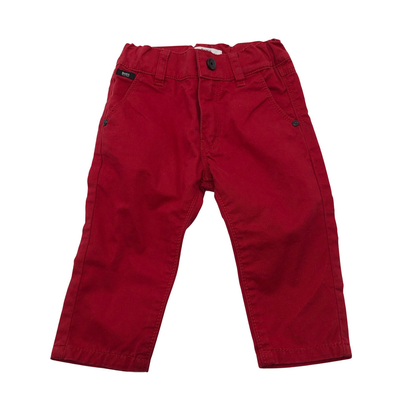 Unisex Hugo Boss - Mittevenivad püksid, suurus 68 - 74 - Punane (1)