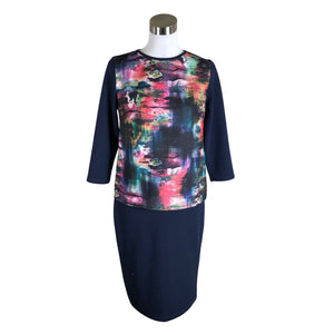 Unisex Kairi Vilderson - Trikotaažist pluus, suurus 38 - Sinine (1)